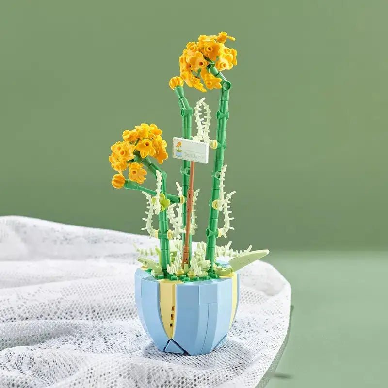 Building Block Flower Planter Set for Indoor Garden Oasis - Cosparty