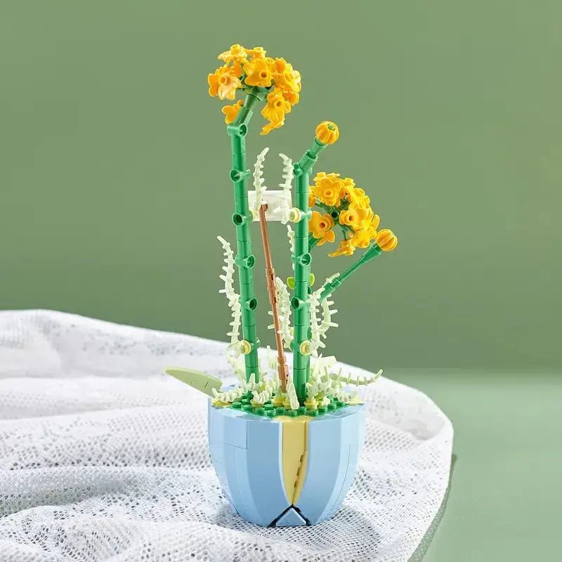 Building Block Flower Planter Set for Indoor Garden Oasis - Cosparty