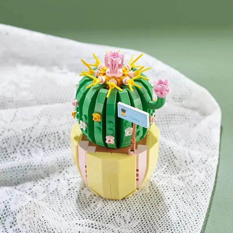 Building Block Flower Planter Set for Indoor Garden Oasis - Cosparty