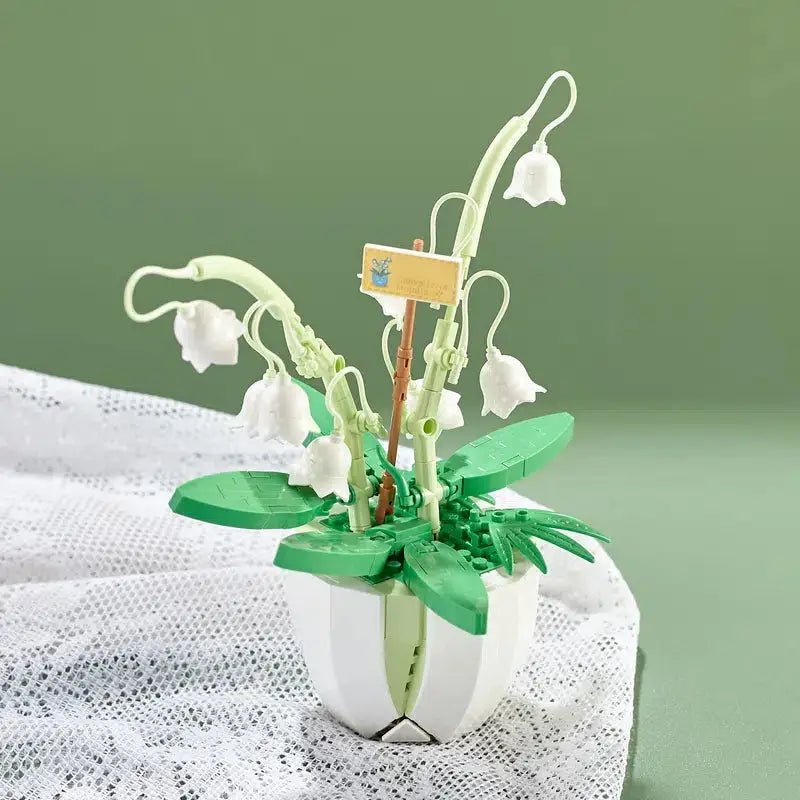 Building Block Flower Planter Set for Indoor Garden Oasis - Cosparty