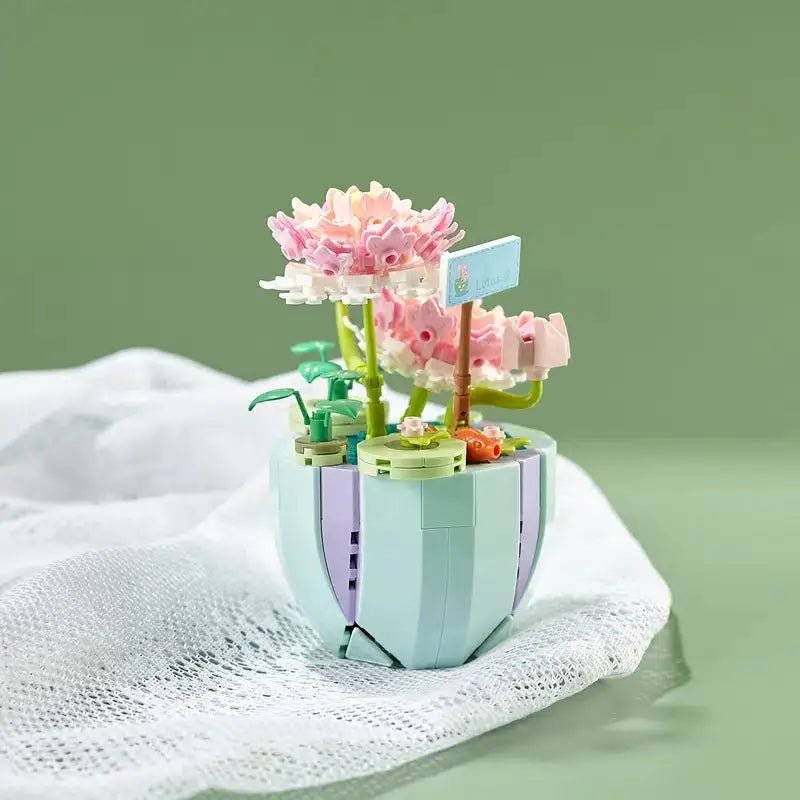 Building Block Flower Planter Set for Indoor Garden Oasis - Cosparty