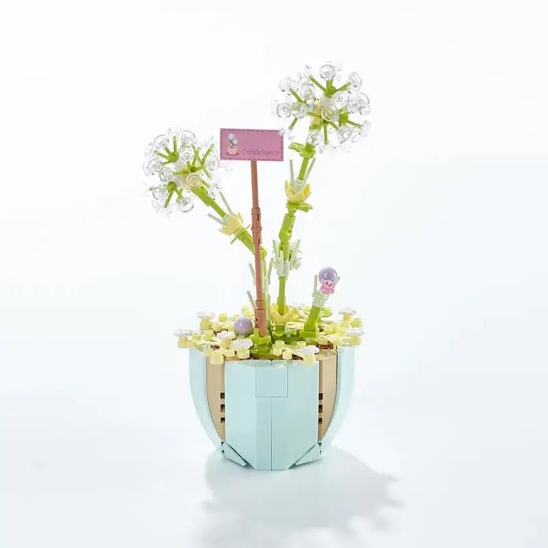 Building Block Flower Planter Set for Indoor Garden Oasis - Cosparty