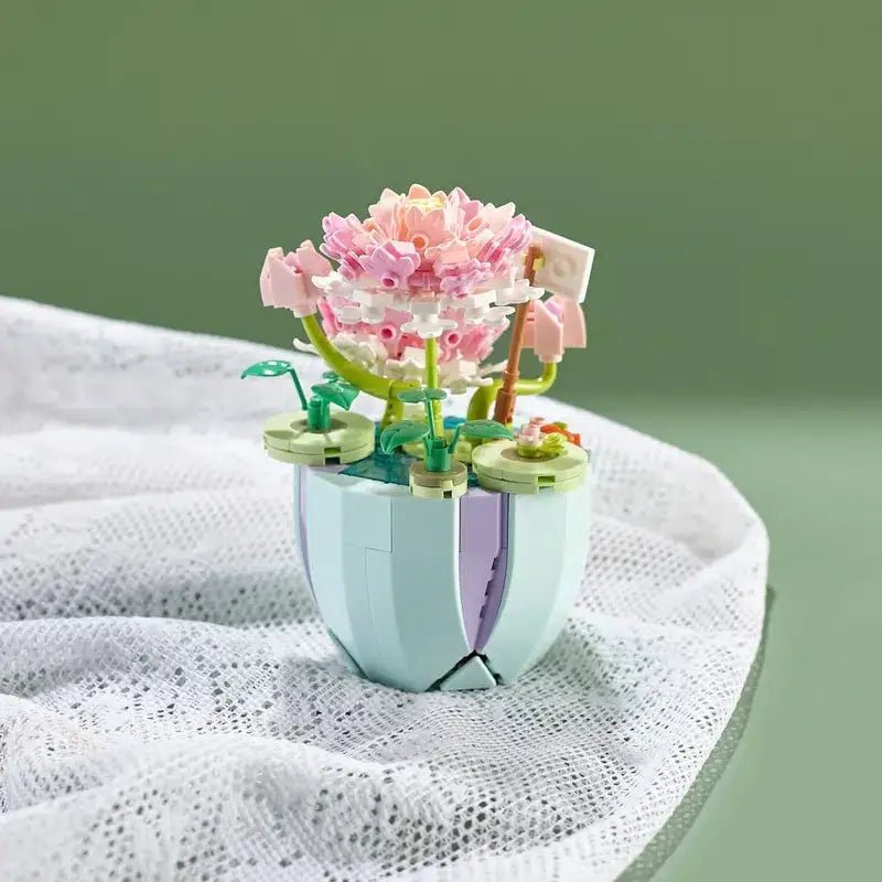 Building Block Flower Planter Set for Indoor Garden Oasis - Cosparty