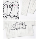 Buncha Bunnies Slouchy Turtleneck for Cute and Cozy Style - Cosparty