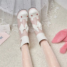 Bunny Booties with Wings for Magical Girl and Lolita Fashion - Cosparty