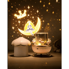 Bunny Carousel Projector Night Light for a Magical Nursery Atmosphere - Cosparty