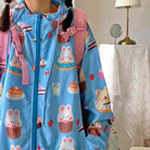 Bunny Inspired Windbreaker Coat for Cold Winter Days - Cosparty