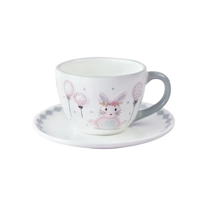 Bunny sweet tea party set - bunny - rabbit - ceramic - easter - kettle