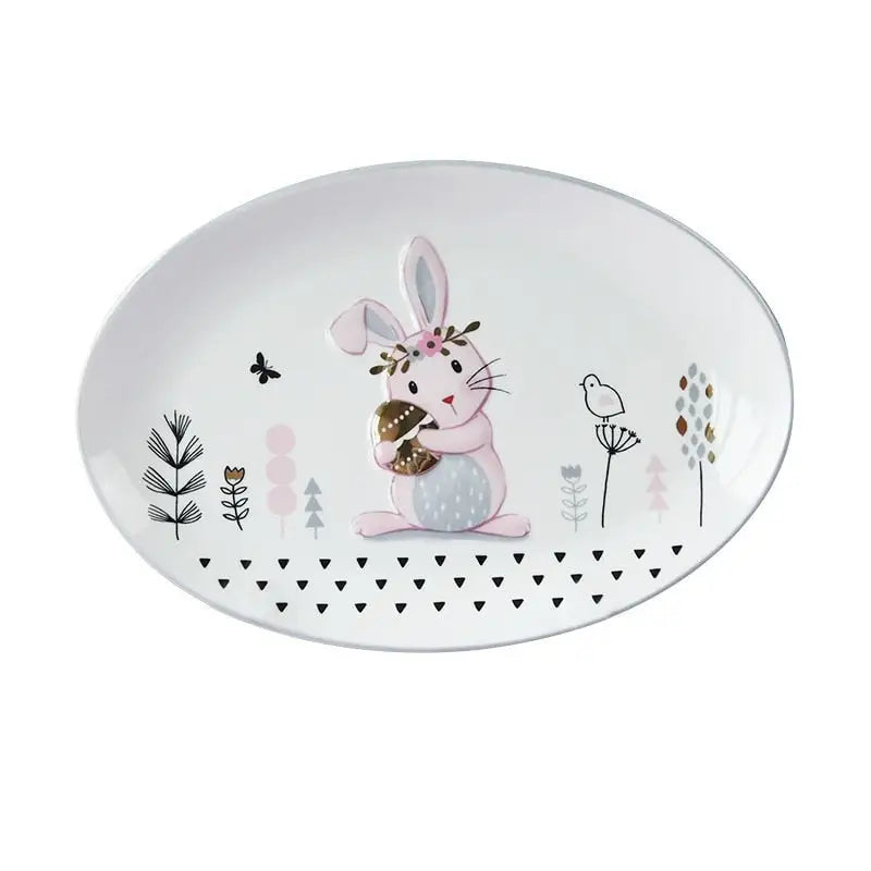 Bunny sweet tea party set - bunny - rabbit - ceramic - easter - kettle