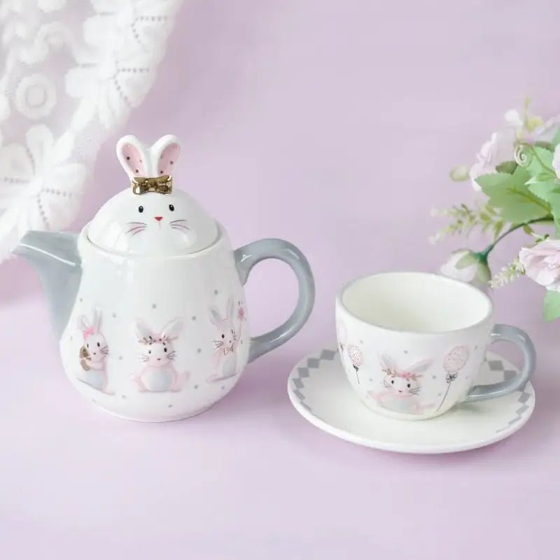 Bunny Sweet Tea Party Set for Whimsical Tea Celebrations - Cosparty