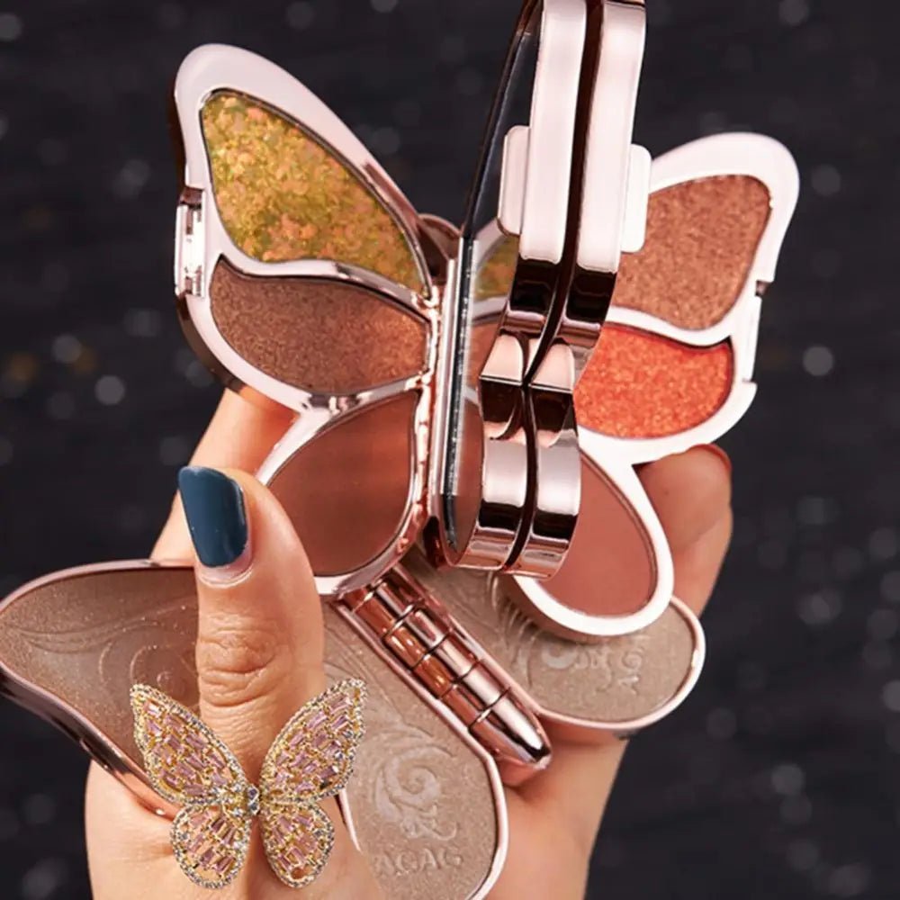 Butterfly Wing Glittering Make - Up Palette for Your Vanity Display - Cosparty