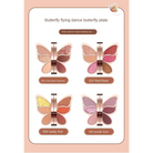 Butterfly Wing Glittering Make-Up Palette for Your Vanity Display - eyeshadow