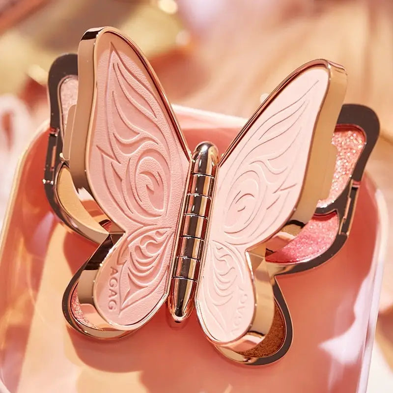 Butterfly Wing Glittering Make-Up Palette for Your Vanity Display - eyeshadow