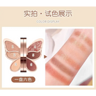 Butterfly Wing Glittering Make-Up Palette for Your Vanity Display - eyeshadow