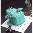 Cactus Plant Purse with Long Gold Chain for a Unique Fashion Statement - Cosparty