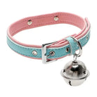 Pastel Leash Collar Choker Bell Kitten Necklace Petplay Kink Fetish Toys