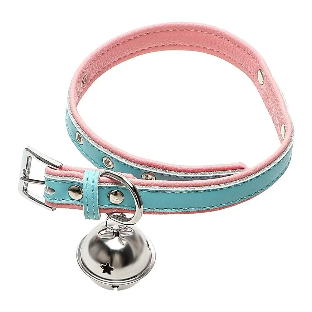 Candy Color Kitten Bell Collars for Cosparty Fun - collar