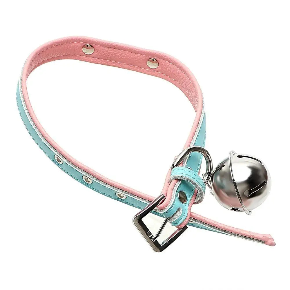 Candy Color Kitten Bell Collars for Cosparty Fun - collar