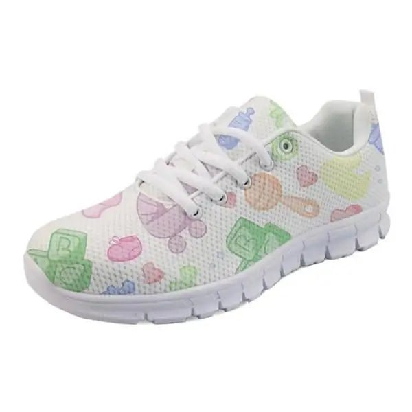 Candy Colored Baby Print Running Shoes in Pink Instock - Cosparty