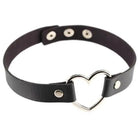 Candy Colored Heart Choker in Vegan Leather for Cosparty Fun - Cosparty