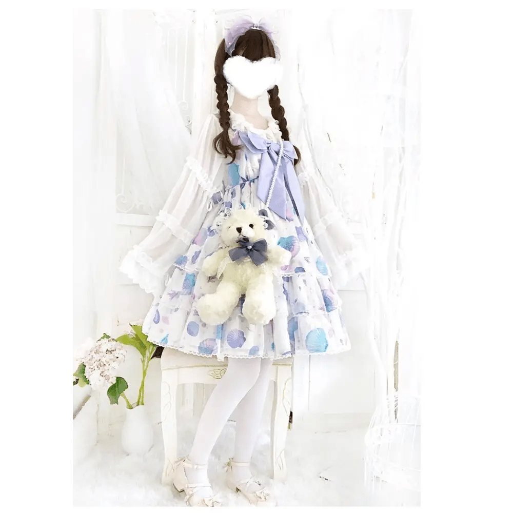 Candy Colored Seashell Mermaid Lolita JSK Dress - Cosparty
