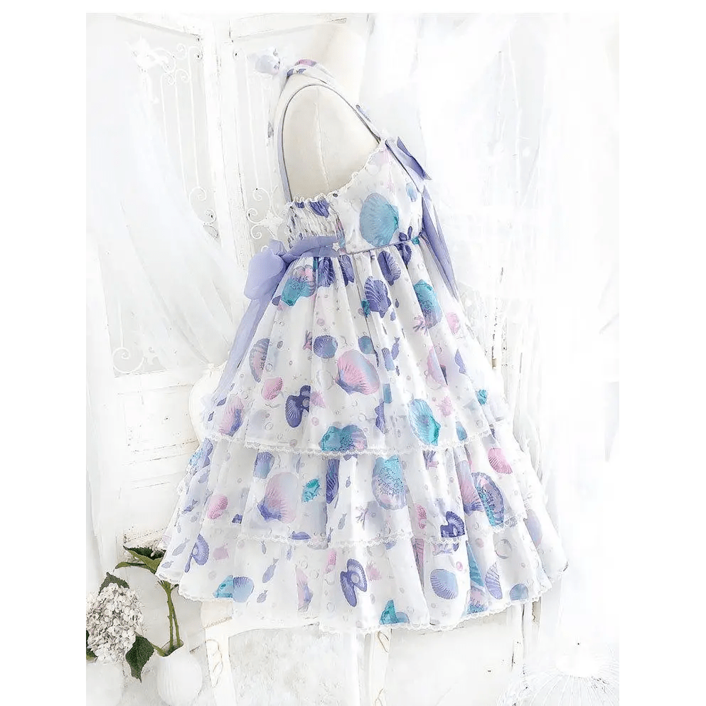Candy Colored Seashell Mermaid Lolita JSK Dress - Cosparty