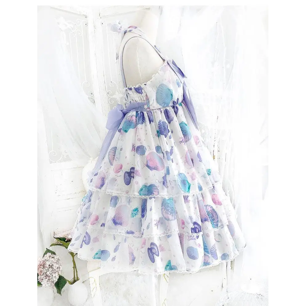 Candy Colored Seashell Mermaid Lolita JSK Dress - dress