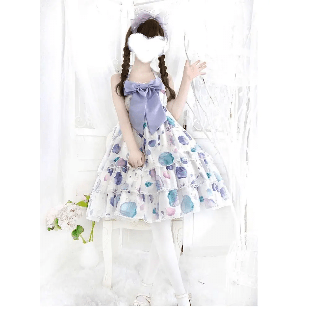 Candy Colored Seashell Mermaid Lolita JSK Dress - Cosparty