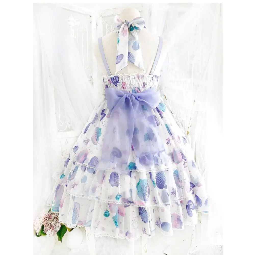 Candy Colored Seashell Mermaid Lolita JSK Dress - dress