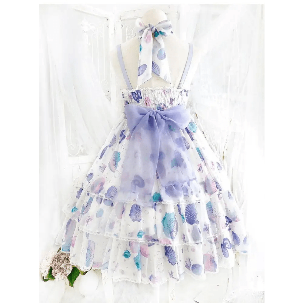 Candy Colored Seashell Mermaid Lolita JSK Dress - Cosparty