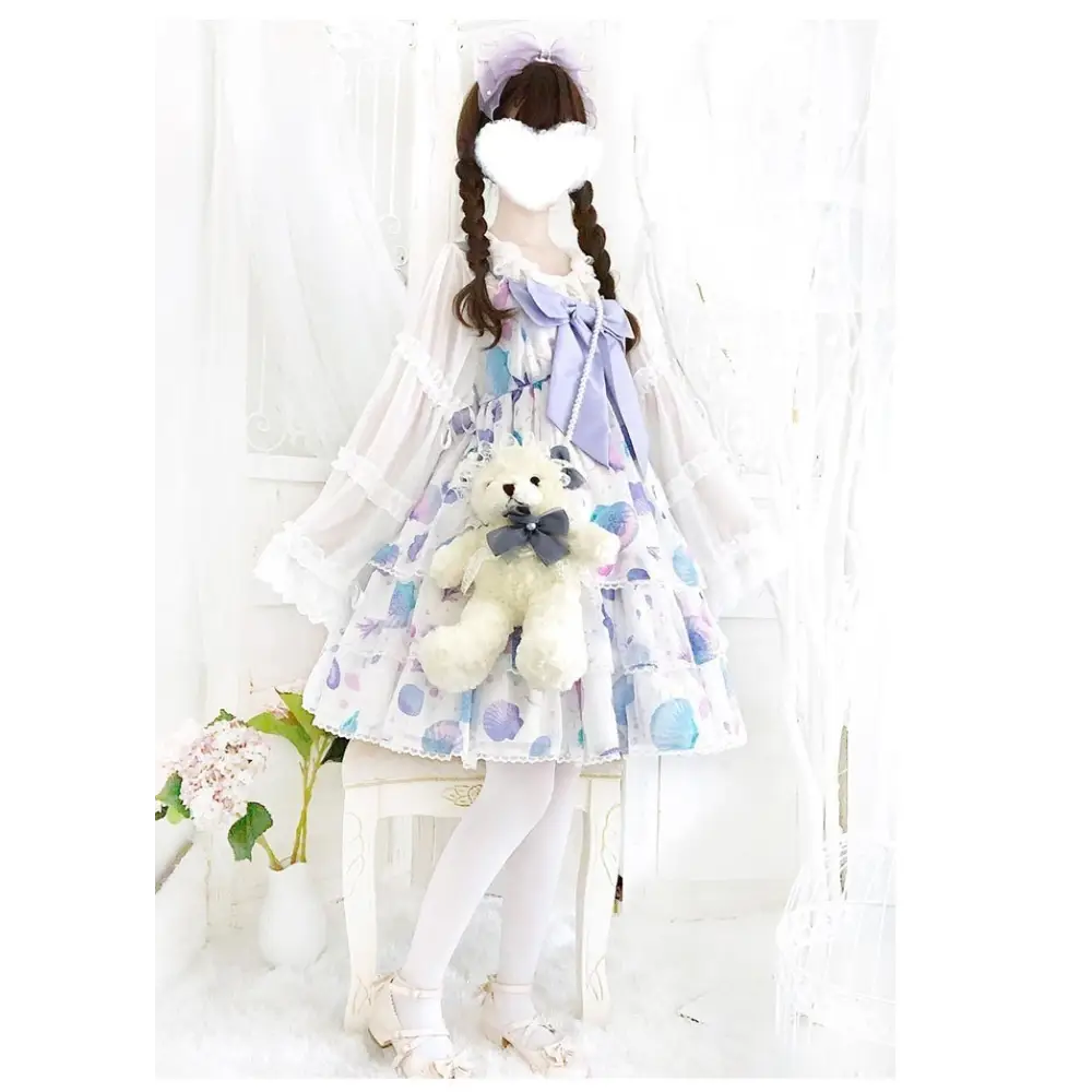 Candy Colored Seashell Mermaid Lolita JSK Dress - dress