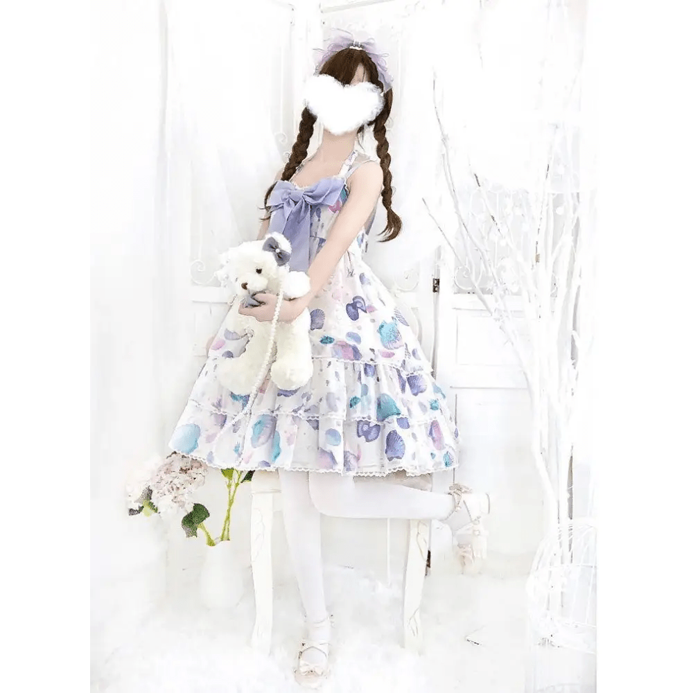 Candy Colored Seashell Mermaid Lolita JSK Dress - Cosparty