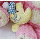 Candy Pink Teddy Bear with Moon Plush for Cozy Bedtime Snuggles - Cosparty