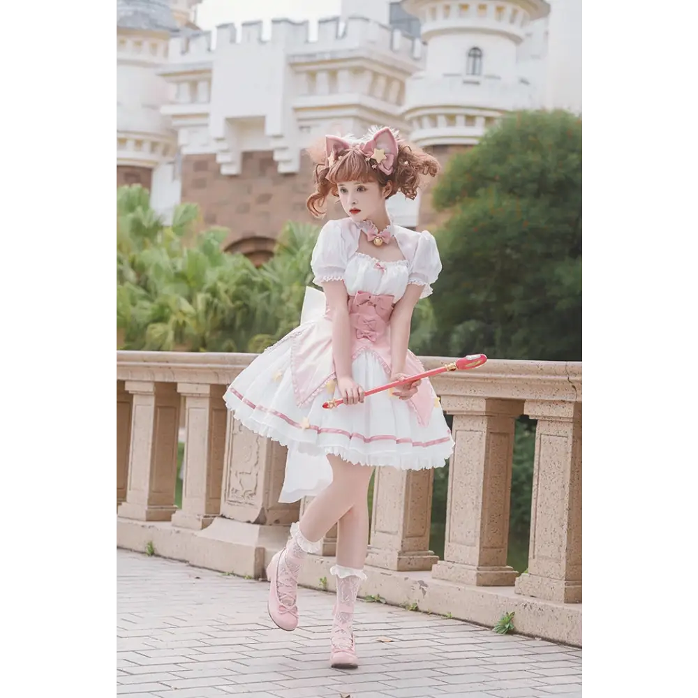 Card Captor Sakura Inspired Lolita Dress in High-Quality Materials - dress