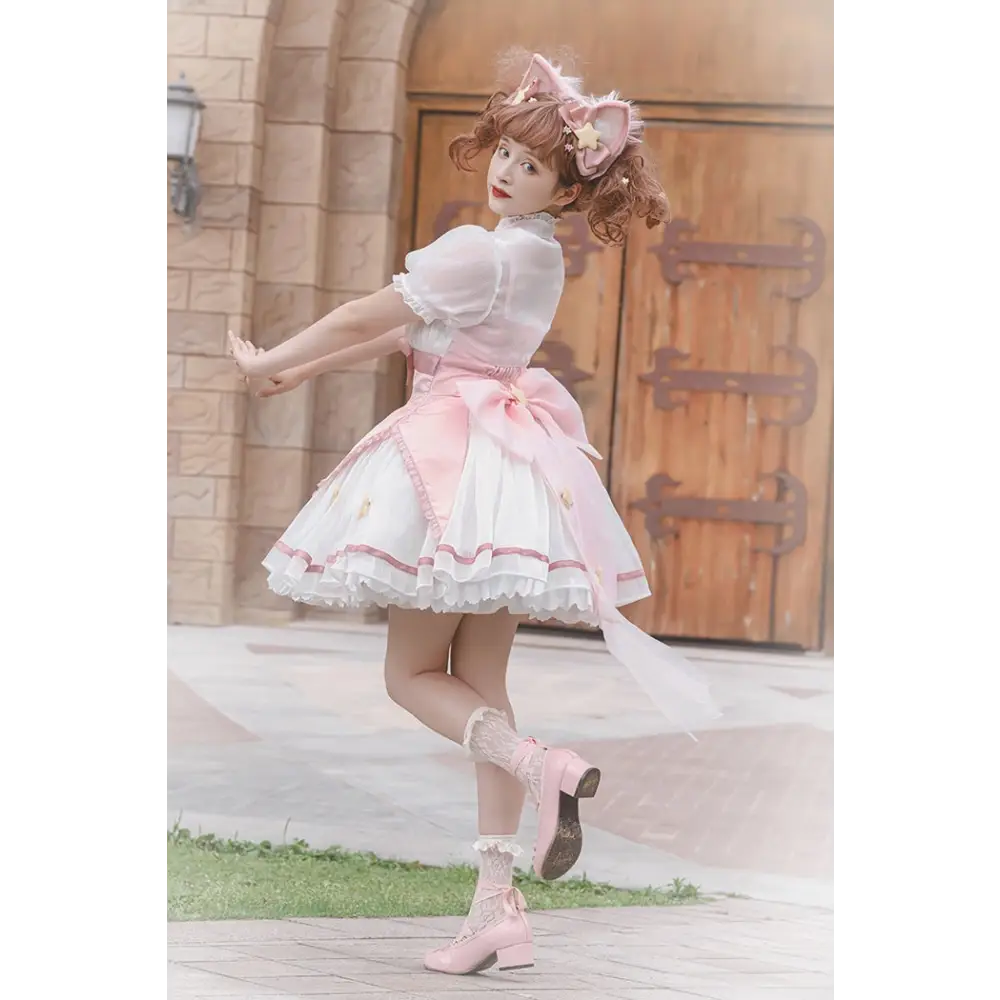 Card Captor Sakura Inspired Lolita Dress in High-Quality Materials - dress