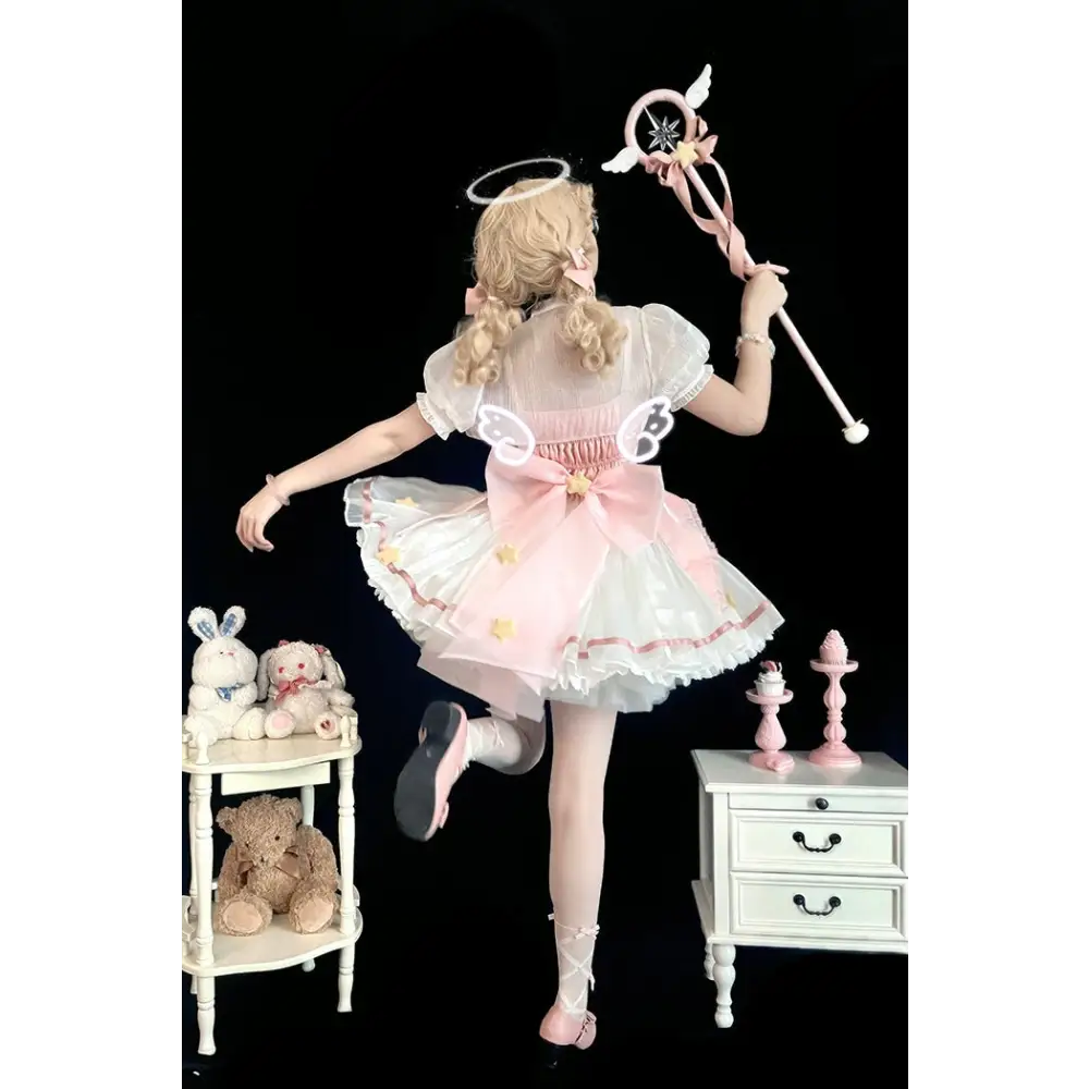 Card Captor Sakura Inspired Lolita Dress in High-Quality Materials - dress