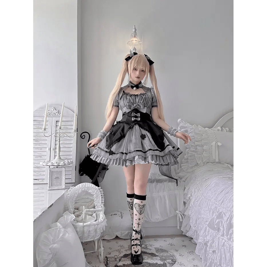 Card Captor Sakura Inspired Lolita Dress in High - Quality Materials - Cosparty