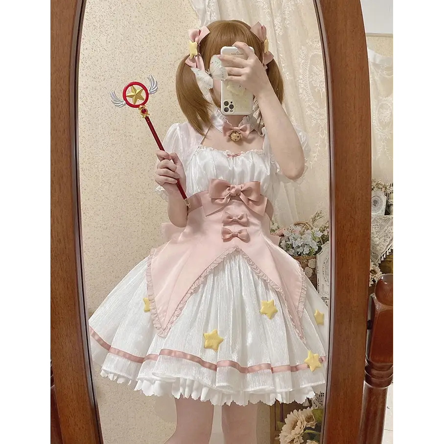 Card Captor Sakura Inspired Lolita Dress in High-Quality Materials - dress