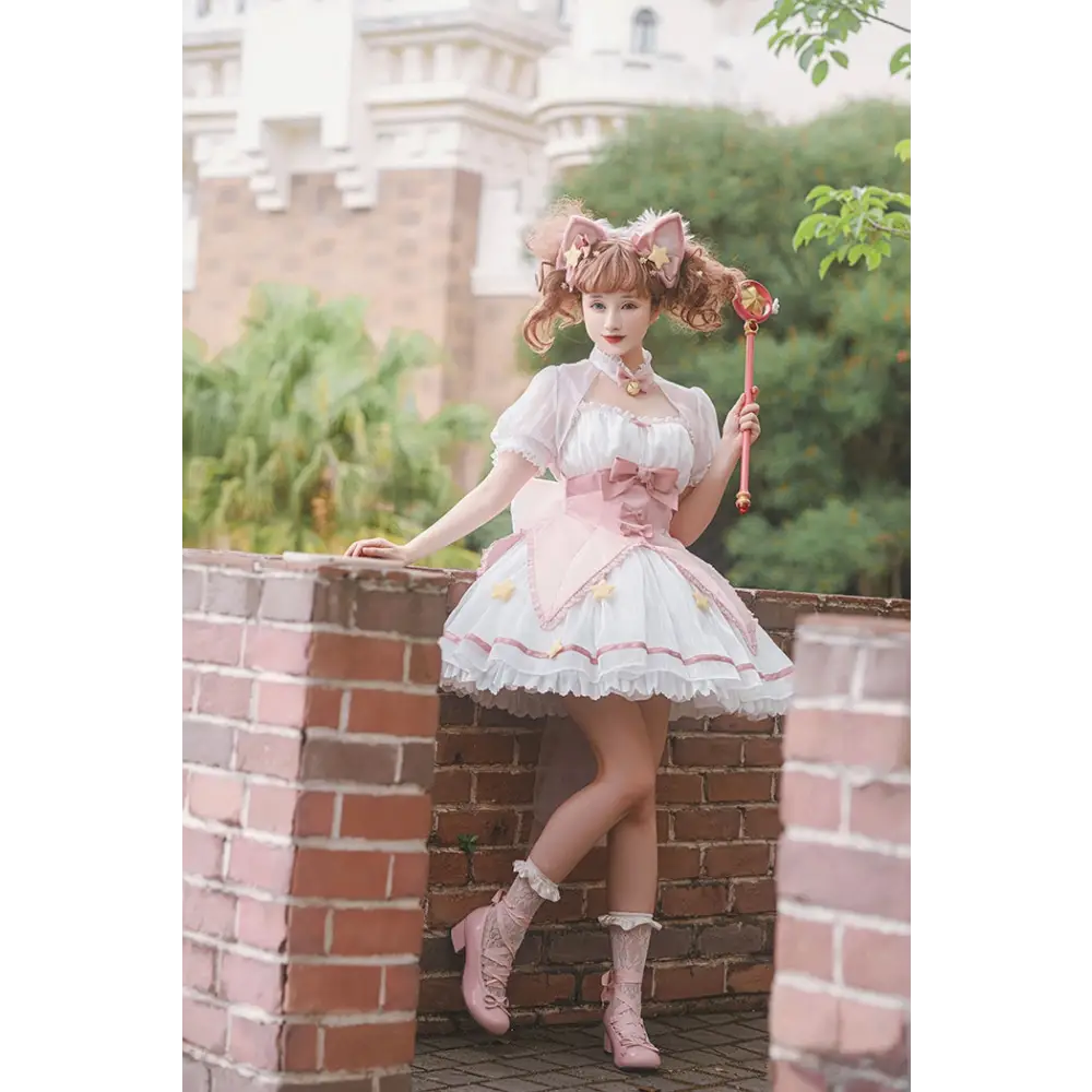 Card Captor Sakura Inspired Lolita Dress in High-Quality Materials - dress