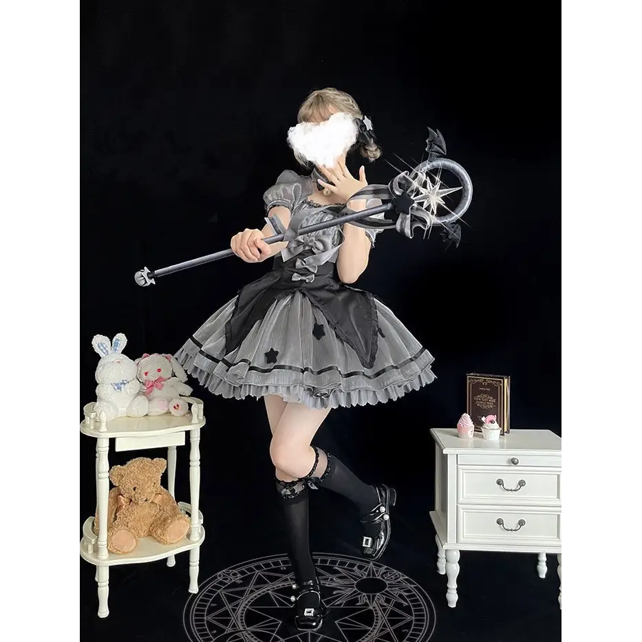 Card Captor Sakura Inspired Lolita Dress in High-Quality Materials - dress