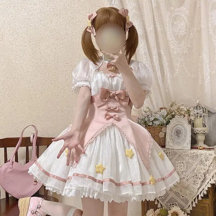 Card Captor Sakura Inspired Lolita Dress in High - Quality Materials - Cosparty