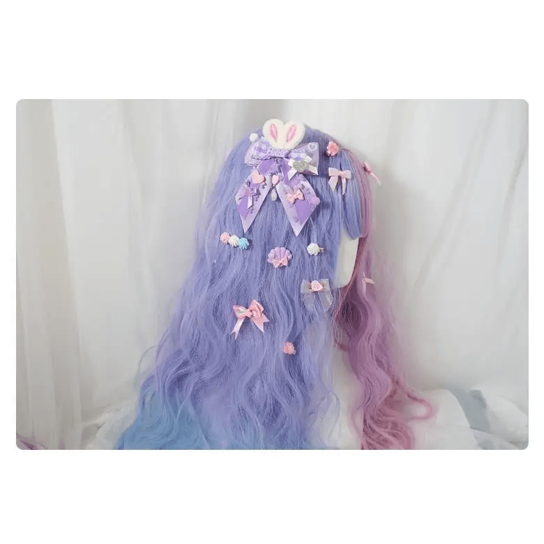 Carefully Hand - Decorated Fairy - Kei Baby Sweet Bunny Bow Clip - Cosparty