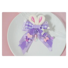 Carefully Hand-Decorated Fairy-Kei Baby Sweet Bunny Bow Clip - hair accessory