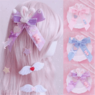 Carefully Hand - Decorated Fairy - Kei Baby Sweet Bunny Bow Clip - Cosparty