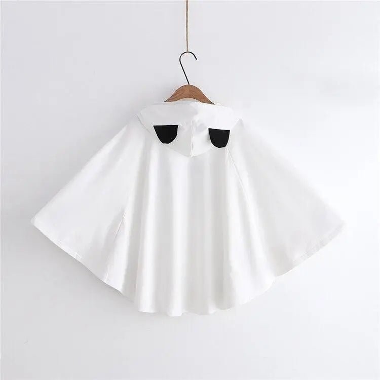 Cat Family Poncho Cape with Bear Ears for Kawaii Fashion Lovers - Cosparty