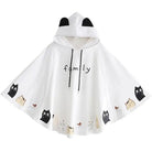 Cat Family Poncho Cape with Bear Ears for Kawaii Fashion Lovers - Cosparty