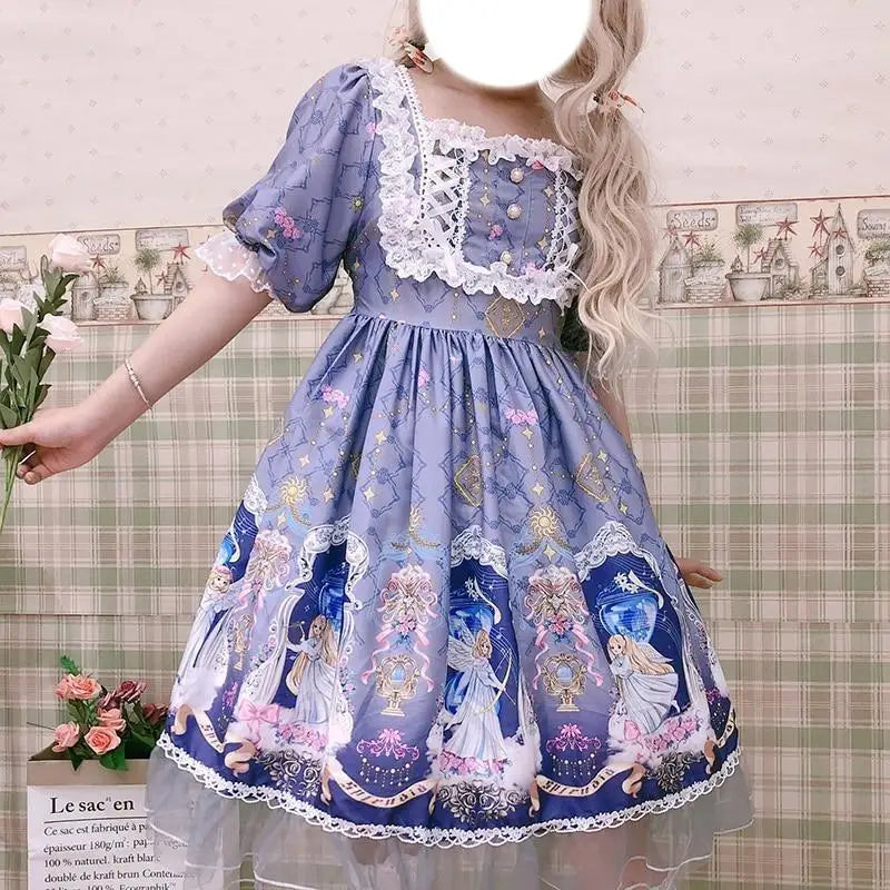 Celestial Angel Symphony Lolita Dress for Ethereal Fashion Lovers - dress