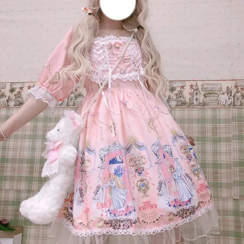 Celestial Angel Symphony Lolita Dress for Ethereal Fashion Lovers - Cosparty