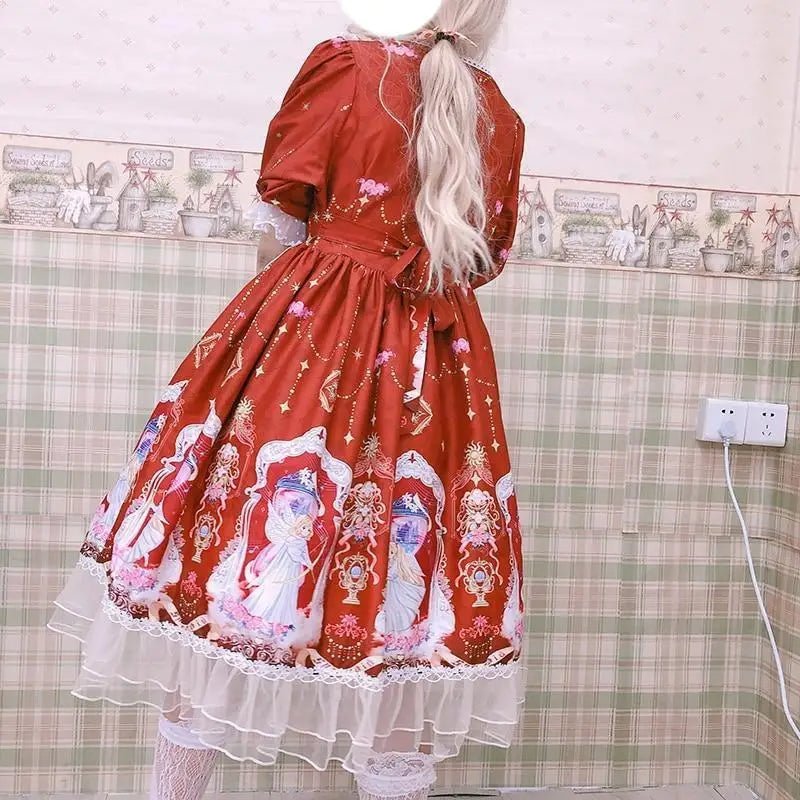 Celestial Angel Symphony Lolita Dress for Ethereal Fashion Lovers - Cosparty