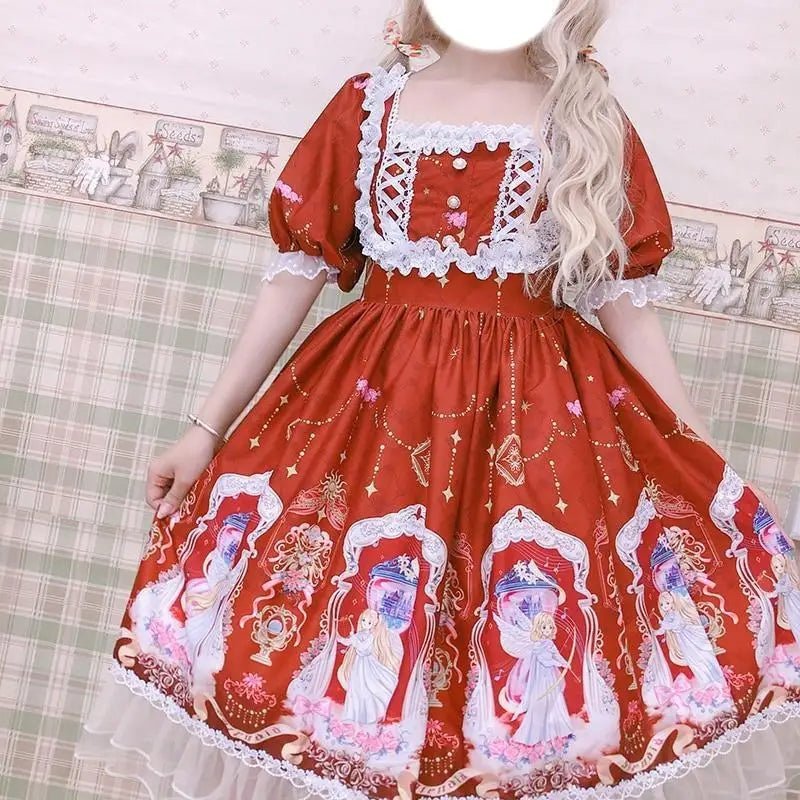 Celestial Angel Symphony Lolita Dress for Ethereal Fashion Lovers - Cosparty